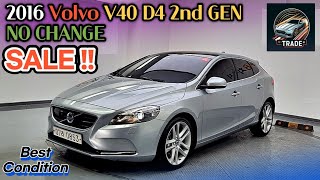 💥2016 Volvo V40 D4 2nd GEN SUNROOFNO CHANGE [upl. by Donaldson805]