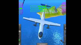 Turboprop Flight Simulator crash [upl. by Ari]