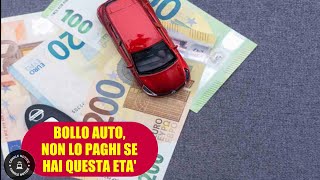 BOLLO AUTO chi ha questa età non lo paga Lo sconto più grande mai visto [upl. by Enelyad]