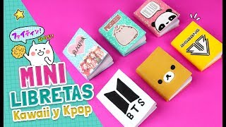 DIY MINI LIBRETAS CON SÓLO UNA HOJA DE PAPEL  Manualidades Fáciles Con Papel [upl. by Urbain]