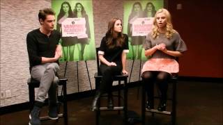 Vampire Academy Cast Interview [upl. by Ecniv]