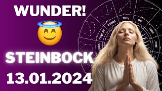 STEINBOCK ♑️⭐️ EIN WUNDER FÜR DICH 😱 Horoskop  13Januar 2024 steinbock tarot [upl. by Novyat]