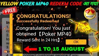 FREE FREE FIRE REDEEM CODE TODAY 7 AUGUST REDEEM CODE FREE FIRE  FF REDEEM CODE TODAY 7 AUGUST [upl. by Hen]