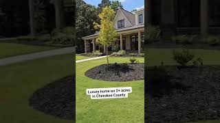 Luxury Home located in Alpharetta with Cherokee County taxes [upl. by Ojybbob]