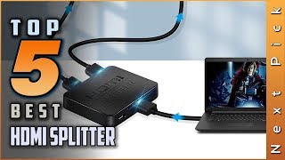 Top 5 Best HDMI Splitters Review in 2024 [upl. by Jahdiel]