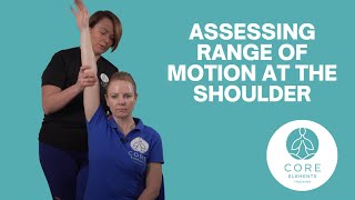 Assessing Range of Motion at the Shoulder joint  Musculoskeletal Injury Assessment [upl. by Mientao]