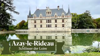 Schlösser der Loire AzayleRideau das Wasserschloss der Familie Biencourt [upl. by Llehcram121]