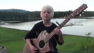 Justin Bieber  One Time by Carson Lueders acoustic cover [upl. by Nailuj723]