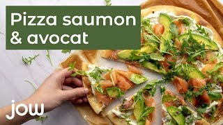 Recette de la pizza saumon avocat [upl. by Sullivan]