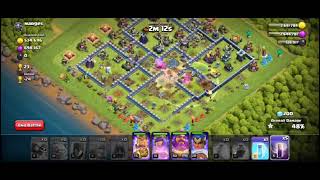 town hall 13 attack with golem [upl. by Llednol]