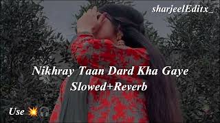 Nikhray Taan Dard Kha Gaye  SlowedReverb  Raheel Rawal  sharjeeleditx saraiki [upl. by Leidba]