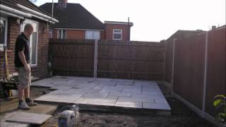 Patio laid by Aspire Building amp Construction LTD [upl. by Giulio211]