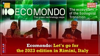 Ecomondo Lets go for the 2023 edition in Rimini Italy [upl. by Watts]