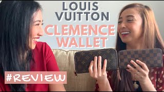 LOUIS VUITTON CLEMENCE WALLET  HONEST REVIEW  CLEMENCE VS ZIPPY COMPARISON [upl. by Imis]