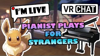 Playing Piano for Strangers LIVE [upl. by Enimsay]