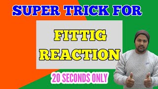 FITTIG REACTION  NAME REACTION TRICK  BHARAT PANCHAL SIR [upl. by Nyleak]