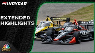 IndyCar Series EXTENDED HIGHLIGHTS Indy Grand Prix at Barber  42824  Motorsports on NBC [upl. by Cort]