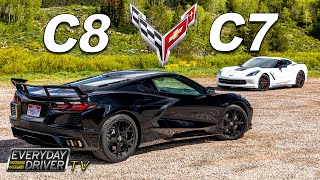 C8 vs C7 Corvette Comparison  Finally  Everyday Driver TV Season 7 [upl. by Isabea662]