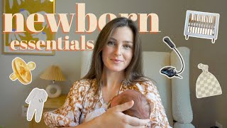 MINIMALIST Newborn Essentials  Most Used Baby Products [upl. by Melita761]