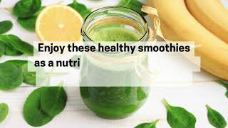 Healthy Smoothie  Green Detox Smoothie [upl. by Eelame]