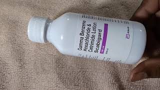 Scabigard Lotion gamma benzene hexachloride amp cetrimide lotion [upl. by Ineslta]