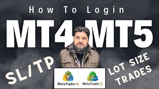 MT4 MT5 Trading For Beginners  Login Place Trades amp Manage Risk  SL amp TP Explained [upl. by Mathias]