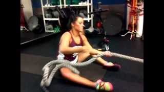 Friedreichs Ataxia Exercise Seated Weight Drag [upl. by Witty]