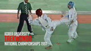 Korea University National Taekwondo Championships 1997 Pt1 [upl. by Nolrev]