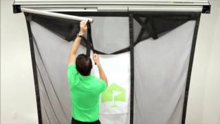 OptiShot Retractable Screen Enclosure  Instructions [upl. by Scharaga]