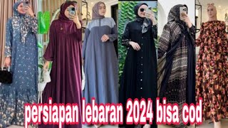 MODEL MODEL GAMIS TERBARU PERSIAPAN LEBARAN 2024 BISA COD [upl. by Otiv]