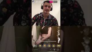 Dijonis Biba live ne instagram me KLAUDIEN [upl. by Rodoeht]