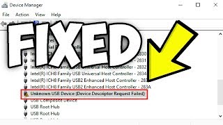 2024 Fix Unknown USB Device Device Descriptor Request Failed [upl. by Haelahk926]