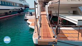 Multifunction gangway for superyachts [upl. by Samella]