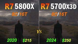 AMD Ryzen 7 5700X3D vs Ryzen 7 5800X  Wich is better for Gaming [upl. by Drarej666]