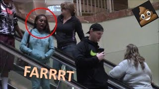 WET Farts on the Escalator Prank Nowhere to run Sharter Saturdays S1•Ep 32 [upl. by Eirrod]