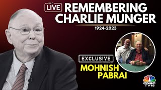 Remembering Charlie Munger  Market Masters With Mohnish Pabrai  N18L  CNBC TV18 [upl. by Aidnyl]