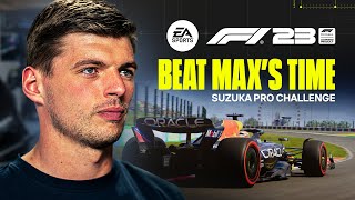 F1® 23  Take on Max Verstappen’s Lap Time at Suzuka  Pro Challenge [upl. by Lewls201]