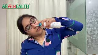 Quick Guide to use Nasal wash and Nasal Spray [upl. by Archle627]