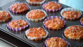 Des muffins salés façon pizza [upl. by Roldan36]