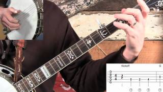 How to Play Grandfathers Clock on Banjo Using Inside Rolls [upl. by Sheree429]