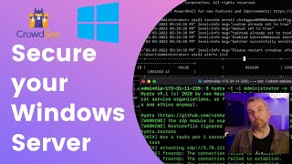 How to install CrowdSec on a Windows server to secure it [upl. by Omora]