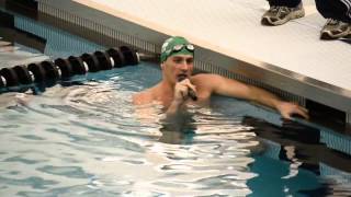 Lochte breastroke and freestyle demonstration [upl. by Airdnoed896]