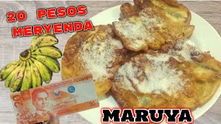 HOW TO COOK MARUYABANANA FRITTERSEASY RECIPE [upl. by Arehsat]