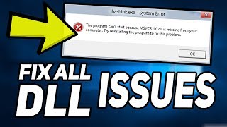 2024 Guide on How to fix all DLL Errors in Windows 1011 [upl. by Grounds737]