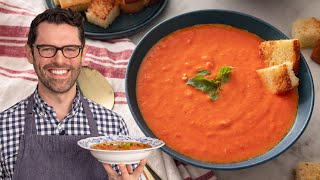 Rich and Creamy Tomato Soup Recipe  SO Easy [upl. by Ivan]