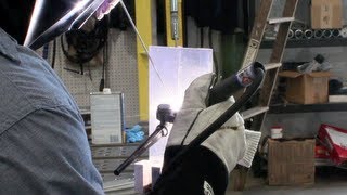 Tig Welding Aluminum 3g Vertical Welding 6061aluminum alloy [upl. by Flemming]