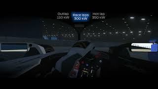 rFactor 2 Formula E Gen3 driving style reference laps in London [upl. by Einhorn]