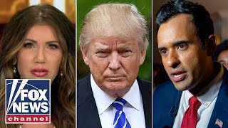 Kristi Noem Vivek Ramaswamy top list of possible Trump VP picks [upl. by Krigsman]