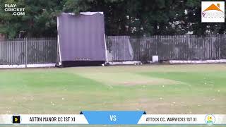 Aston Manor CC 1st XI v Attock CC Warwicks 1st XI [upl. by Konstantin]