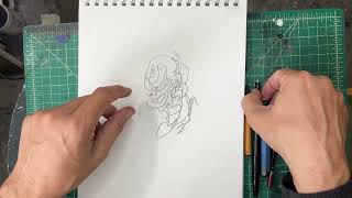 How to do automatic drawing Automatism [upl. by Isiah]